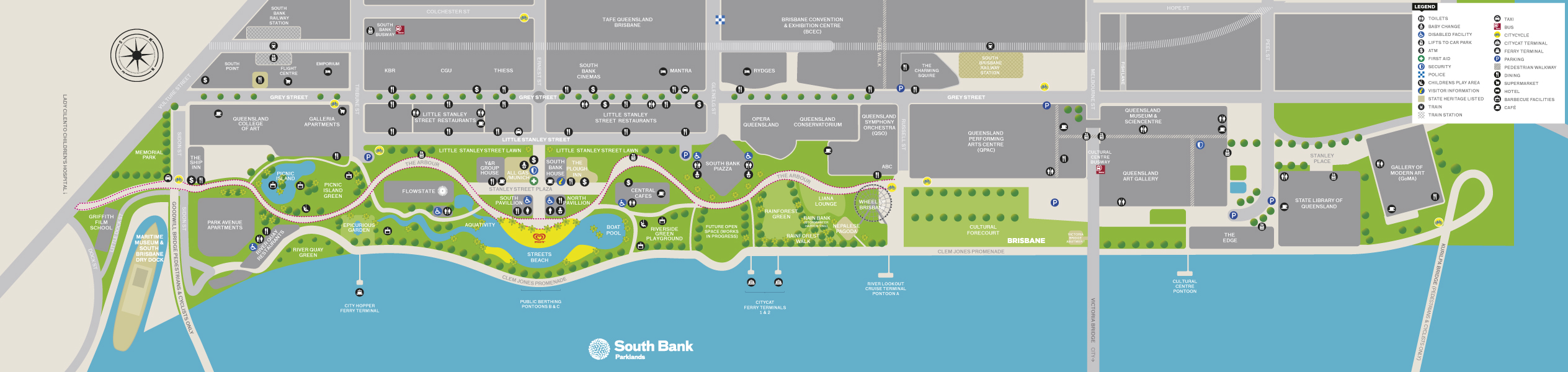 South Bank Parklands, Brisbane, Queensland